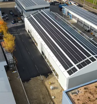 Solar Zeltdach