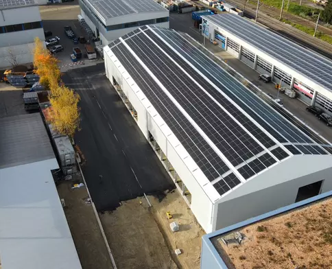 Solar Zeltdach