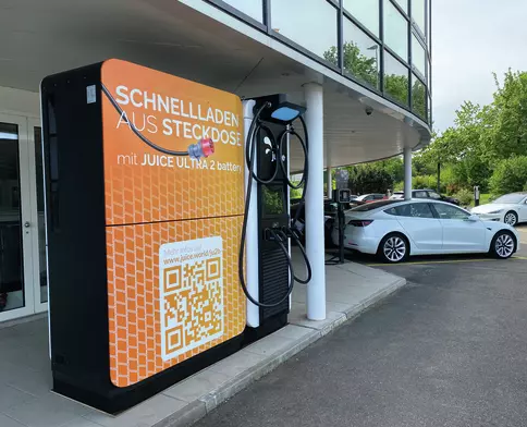 Schnellladestation