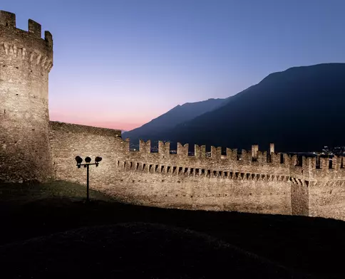Festungsanlage Fortezza Bellinzona.