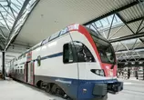S-Bahn-Zug im Depot der SBB.