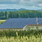 Photovoltaikanlage auf Hausdach.